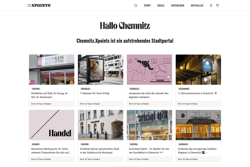 XPOINTS - Digitale Transformation für den regionalen Handel