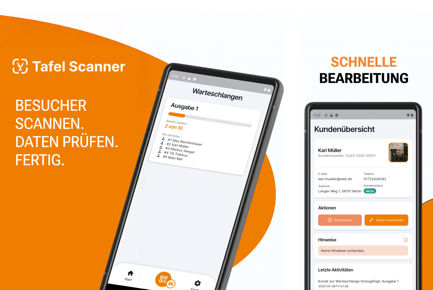 Scanner App for Tafel.app